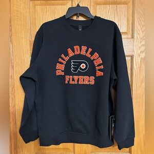 NWT: Men's Medium Philadelphia Flyers lululemon Black Steady State Crew